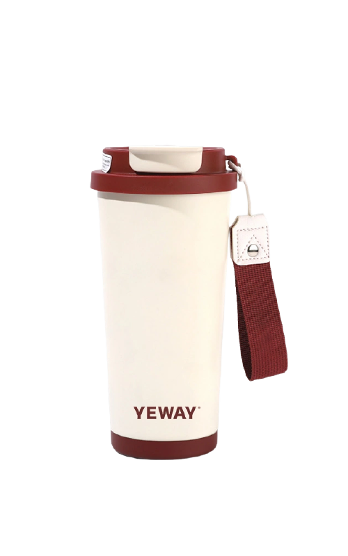 YW-12 wide mouth bottle with integrated handle wholesale, high-capacity travel flask factory direct.